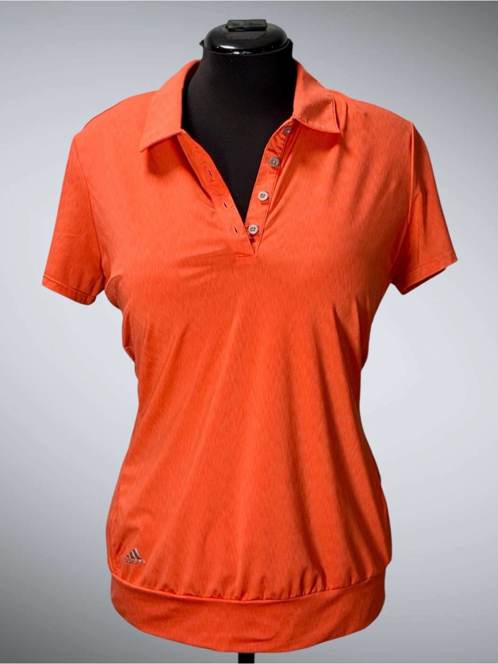 Women’s Orange Adidas Golf Polo Size Medium EUC